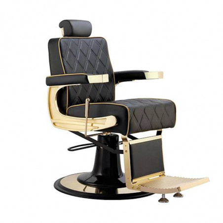 Sillón de barbería Crew gold robusto