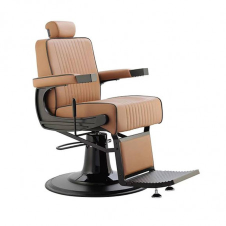 Sillón barbero Dour robusto y elegante