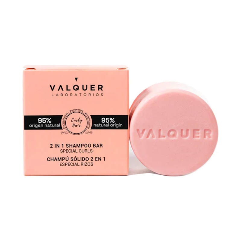 VAR 33994, Champú sólido 2 en 1 especial rizos 95% origen natural