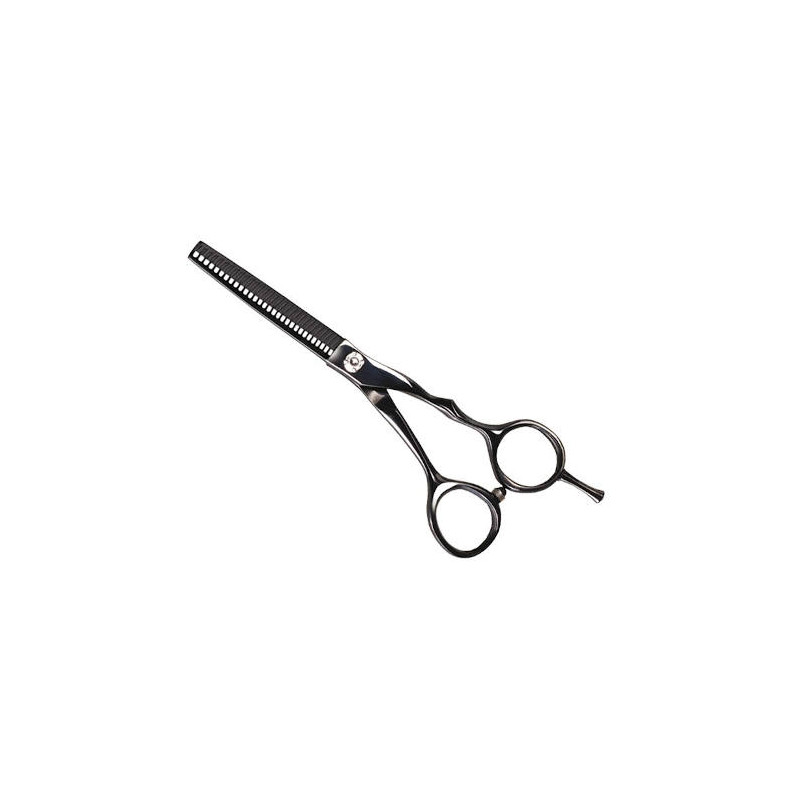 KIE 2814T30-6, Tijera de entresacar o esculpir de 30 dientes titanio negro