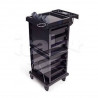 PB ITAMOB10589, Carrito auxiliar multifunción Star peluquería y barberías negro