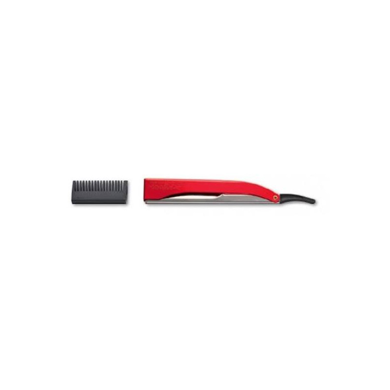 KIE 128 RED, Navaja clásica barbería Kiepe roja