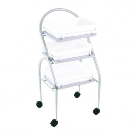 PB ITAMOB10654, Carrito auxiliar Lima 3 bandejas extraíbles