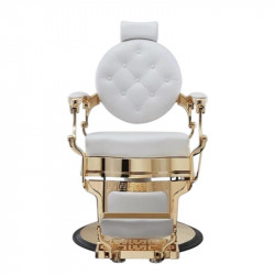 RZBH025.A26, Sillón barbero buzz gold white