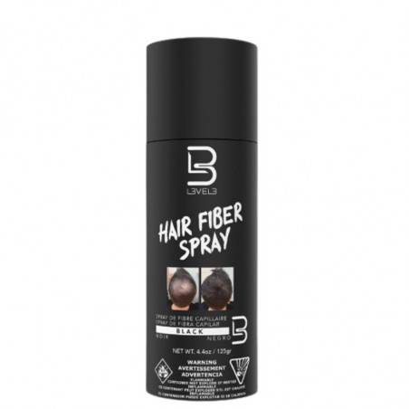 L3VEL99550, fibra capilar spray125 gr black L3VEL99550, fibra capilar spray125 gr black