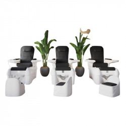 NEY ML203, Sillón pedi spa Omega 2 motores shiatsu y cromoterapia + silla