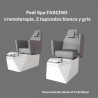 NEY ML201 BLACK, silla pedicure fascino cromoterapia, sillón pedicure cromoterapia