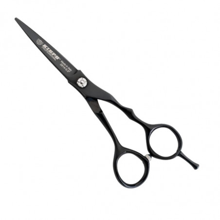 KIE 2814.55, tijera de corte Kiepe 2814 - 5'5'' razor edge color negro y filo navaja KIE 2814.55, tijera de corte Kiepe 2814 - 5'5'' razor edge color negro y filo navaja