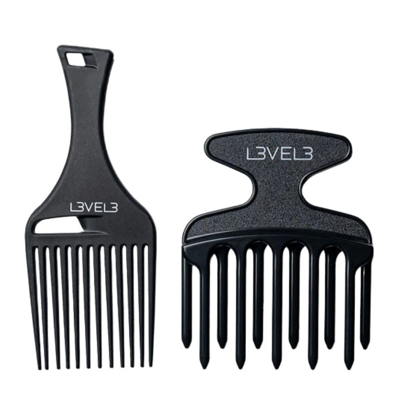 LEL 99552, Juego de peines para el cabello 2 piezas Level3
