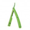 PB  L3VEL99576, Straight Razor Holder soporte de navaja 24cm color verde