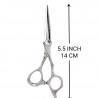 KIE2817 5'5'', Tijera de corte filo navaja Monster Cut Kiepe 5’5’’