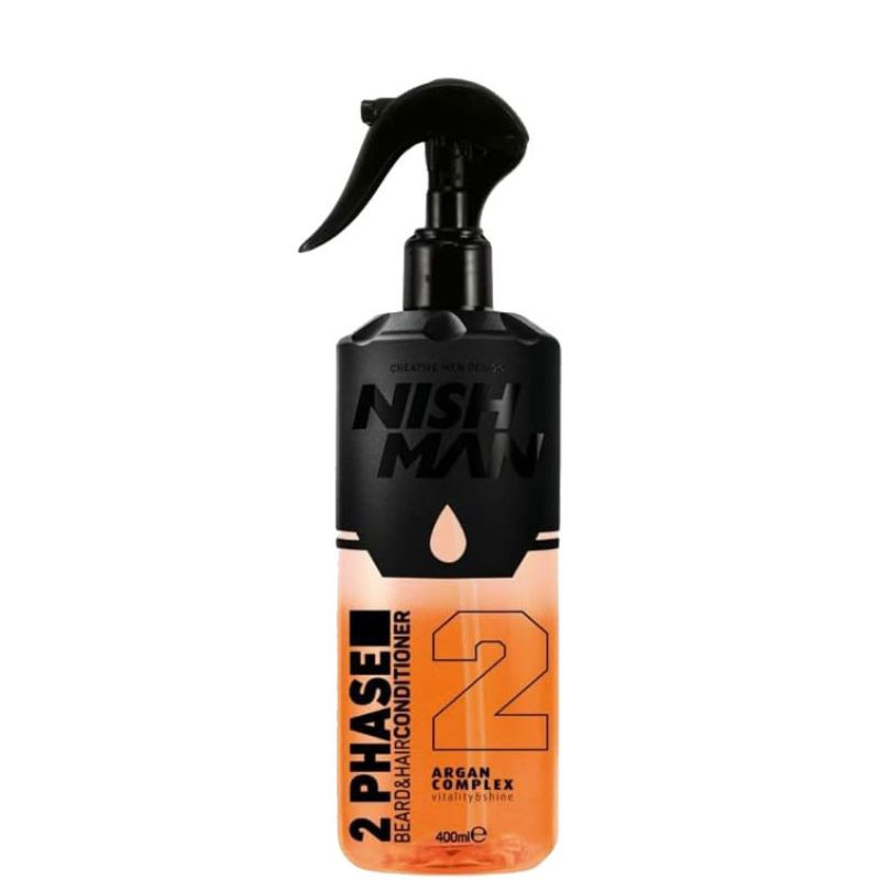 Acondicionador cabello y barba 2 NISHMAN spray 400 ml