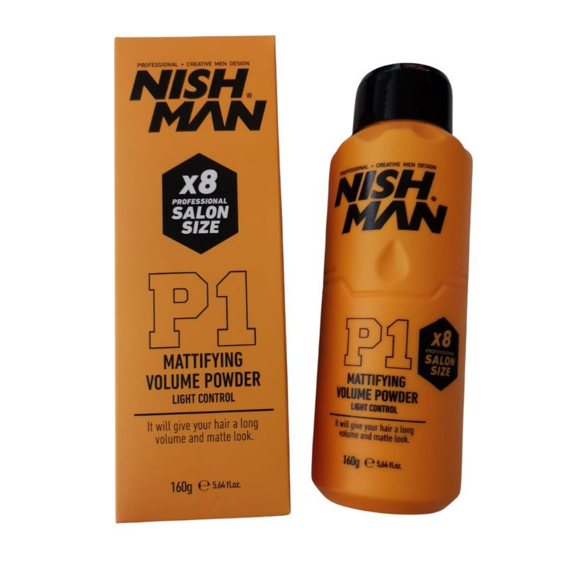 Cera en polvo de volumen Nishman P1 X 8 salon size 160 gr