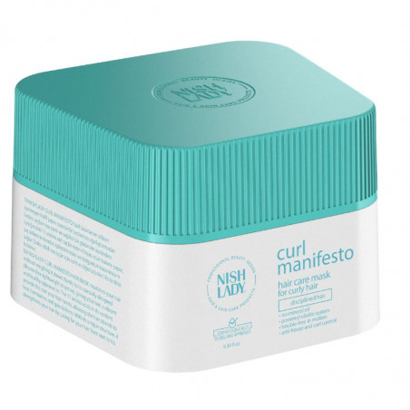 Mascarilla capilar cabellos rizados 296ml Nishlady