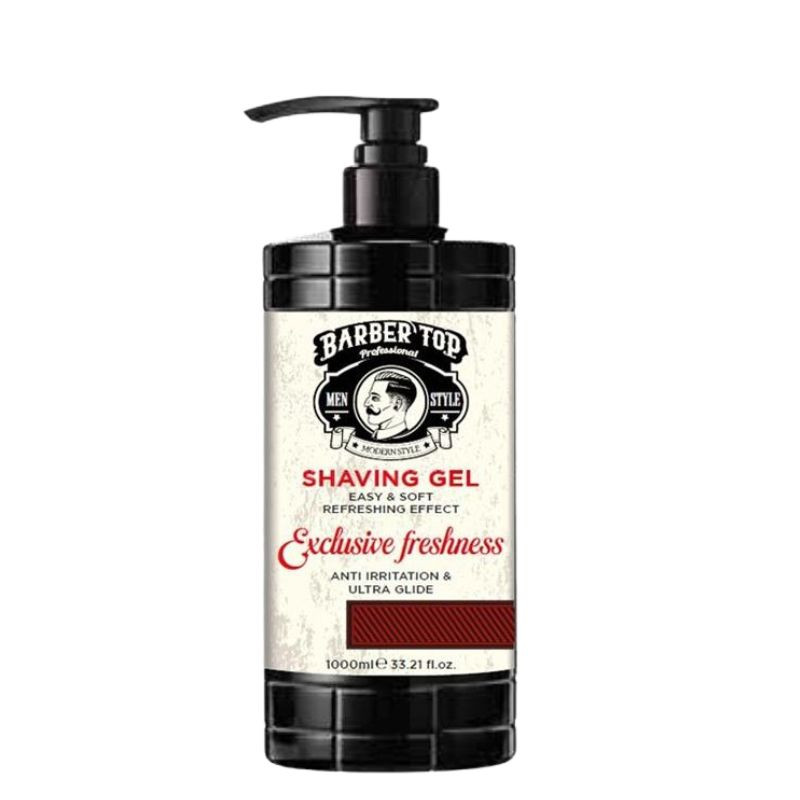 DIY, Barber top shave gel easy & soft exclusive freshness 1000 ml