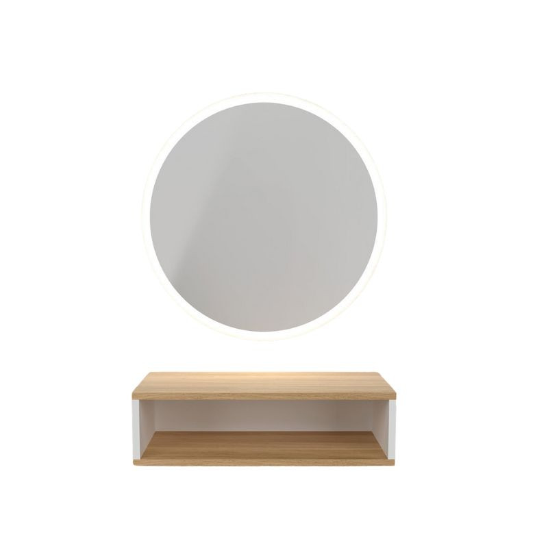 WEO, Espejo redondo tocador con luz led