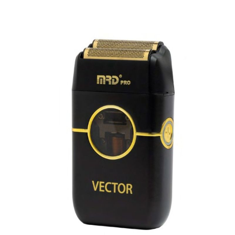 MRD M4040401, Afeitadora Vector Foil negra y dorada