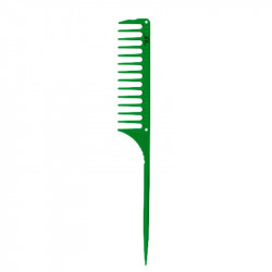 PB ZZPEI30700, Peine púa dientes finos 9'8'' JRL verde alta tecnología