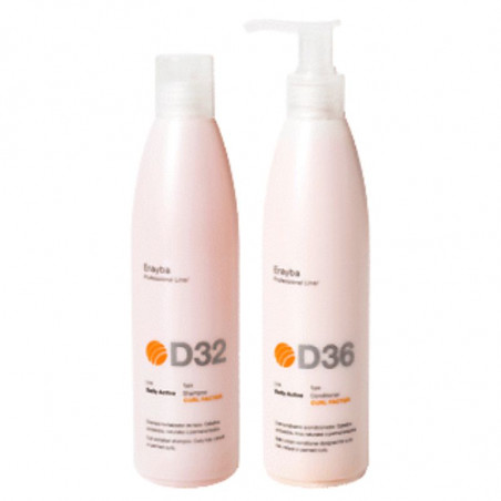 ERA D32 y D36, pack champú D32 y acondicionador D36 cabellos rizados ERA D32 y D36, pack champú D32 y acondicionador D36 cabellos rizados