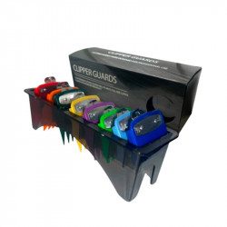 KZ, Set de recalces KZ 8 peines con presilla metálica multicolor