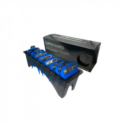 KZ, Set de recalces KZ 8 peines con presilla metálica azul transparente