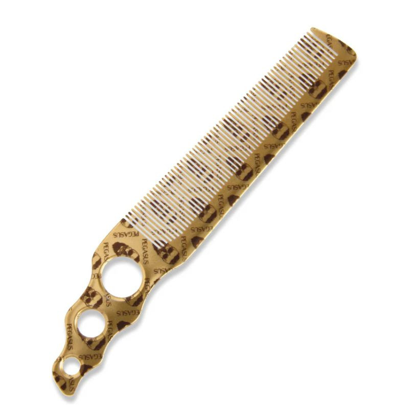 PES518A, Peine Pegaso Skulleto 518A dorado 8 pulgadas