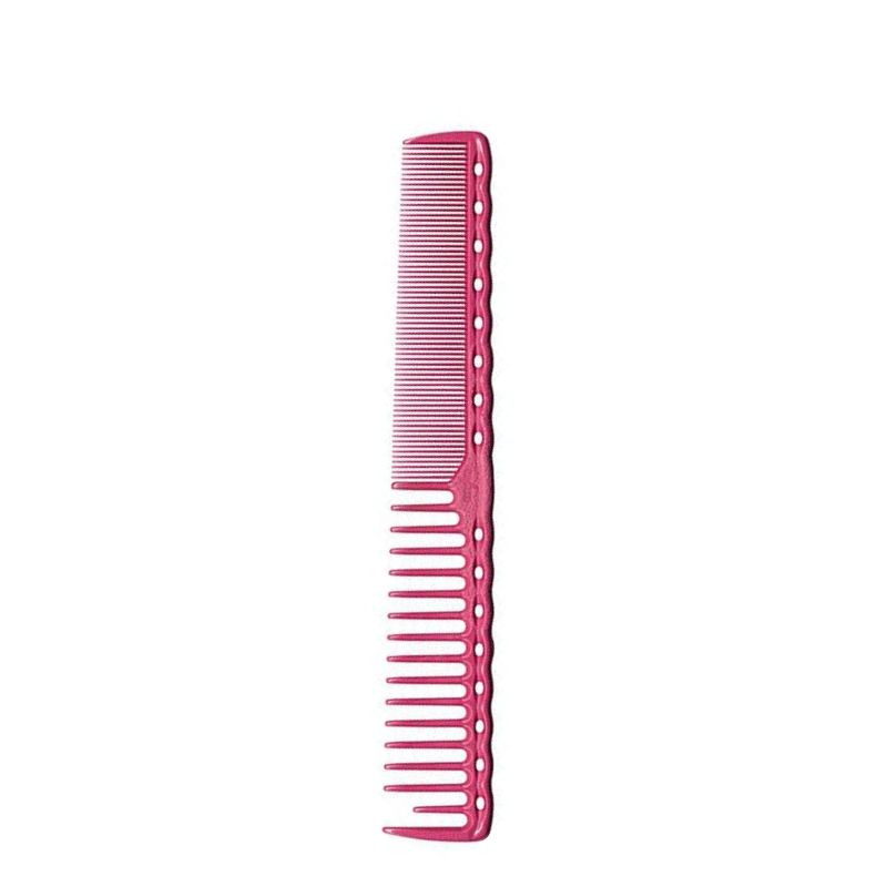 YS-332, peine peluquería púa ancha rosa 202 mm