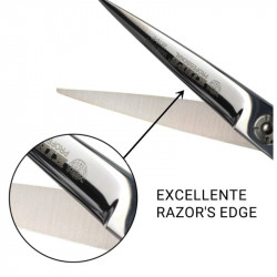 KIE 2816 6.5'',  Tijera Monster Cut Razor zurdos f. navaja Kiepe