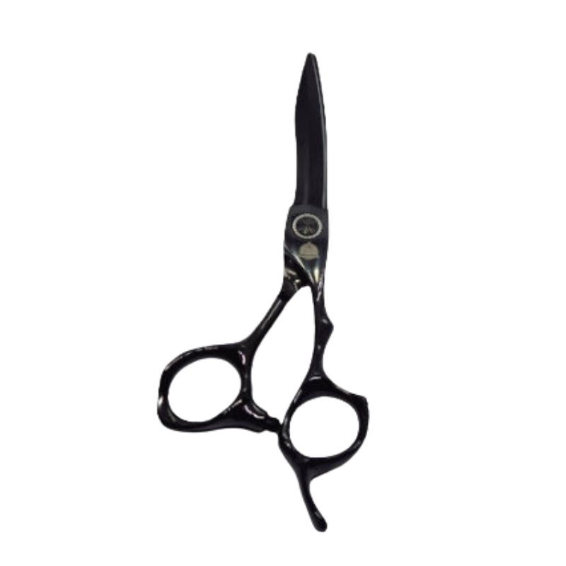 BLD BLSC-4001, Tijera de corte Black Bird Titanio negro 6'3"