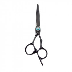 BLD BLSC-4004, Tijera de corte 6'3'' modelo Punisher negra calavera Blessed profesional