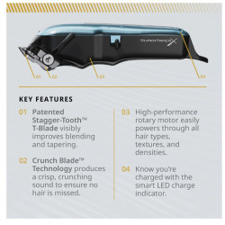 Super taper X clipper inalámbrico Wahl