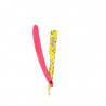 Navaja de afeitar neon amarillo+rosa