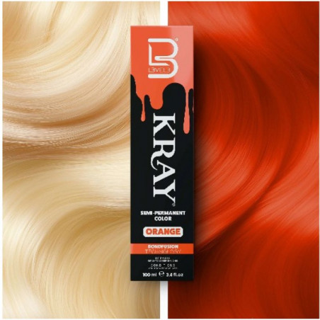 L3VEL06313, Kray coloración semipermanente naranja 100ml