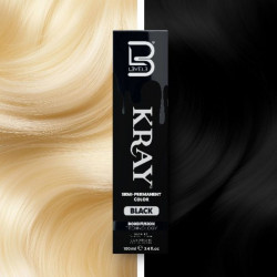 L3VEL06311, Kray coloración semipermanente negro 100ml