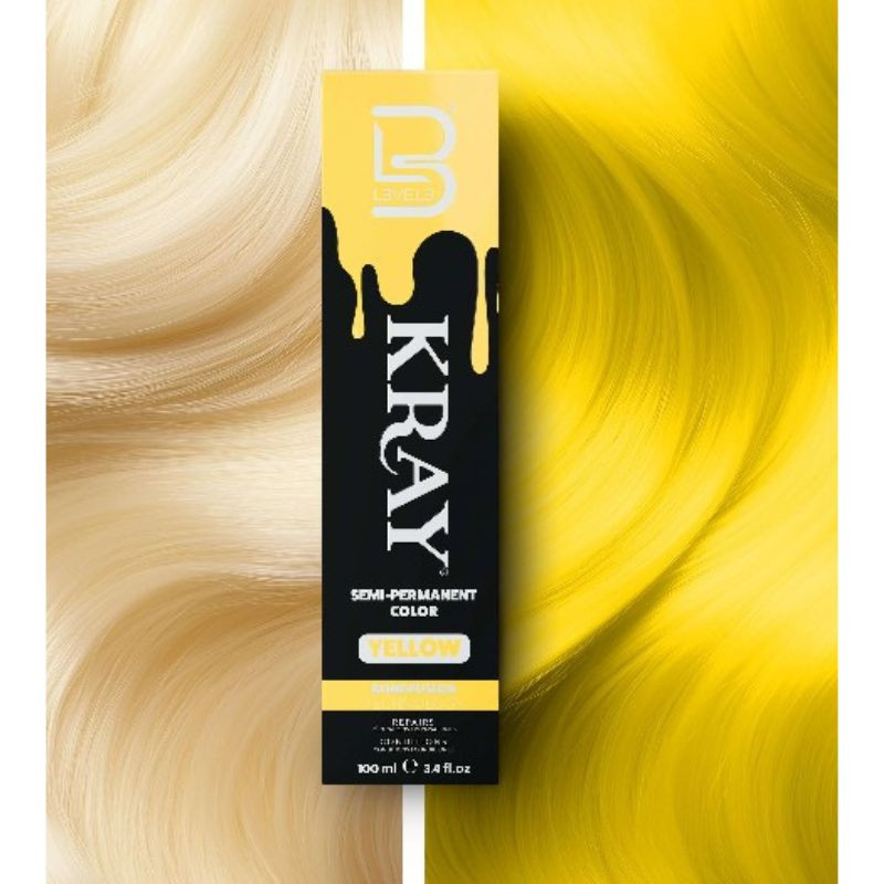 L3VEL06304, Kray coloración semipermanente amarillo 100ml
