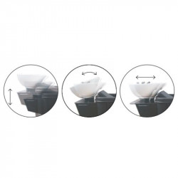 MIY HERA, Lavacabezas especial Hera con cerámica blanca