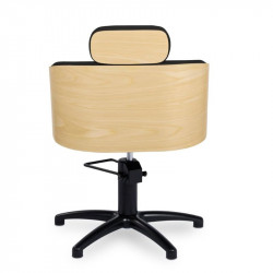 MIY ALYA B BF, Sillón de tocador Alya B BF acero pintando negro