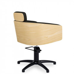 MIY ALYA B BF, Sillón de tocador Alya B BF acero pintando negro