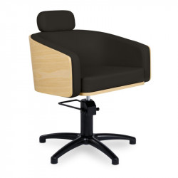 MIY ALYA B BF, Sillón de tocador Alya B BF acero pintando negro