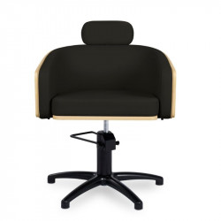 MIY ALYA B BF, Sillón de tocador Alya B BF acero pintando negro