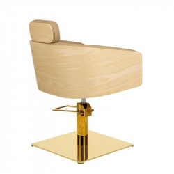 MIY Alya BE GS, Sillón de tocador Alya BE GS base cuadrada dorado