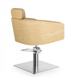 MIY ALYA BE S, Sillón de tocador Alya BE S base cuadrada en aluminio