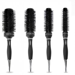 BAB SUK1935, Kit 4 cepillos The brush titanium black Green