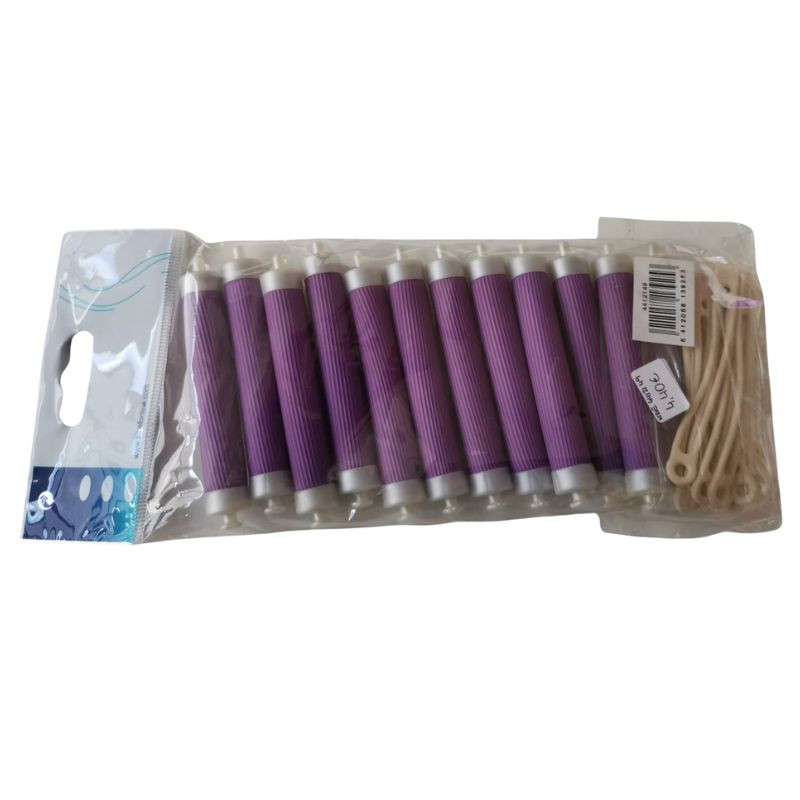 NEE 4412149, 12 Rulos de espuma morado pequeño moldeador