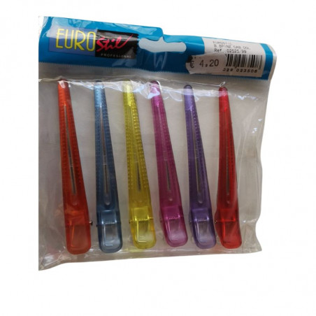 ORL 02525/99, Pinzas colores cabello con base metálica 02525/99