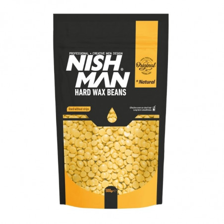 NIN     , Cera para depilación masculina en gránulos Nishman natural