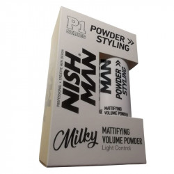 NIN   , Polvo de volumen Milky P1 light control 20g Nishman