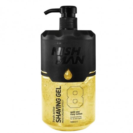 NMN 114-08, Gel de afeitado Nish fresh gold one 1000ml