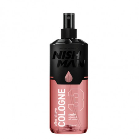 NIN       , Gel y colonia de afeitado 3 Nishman 400ML
