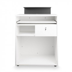 Recepción Dylan white madera negra